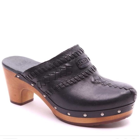 slip on clogs with heel